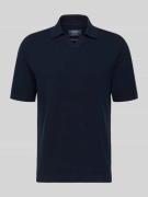 Regular fit poloshirt met ribboorden