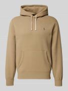 Regular fit hoodie van katoenmix