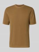 Regular fit T-shirt van puur katoen