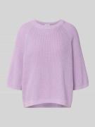 Oversized gebreide pullover van zuiver katoen, model 'MARGE'