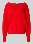 Oversized gebreide pullover met boothals, model 'DAMSVILLE'