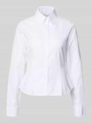 Slim fit blouse met knoopsluiting