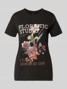 Regular fit T-shirt van puur katoen, model 'LUCY'