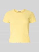 Regular fit T-shirt in riblook