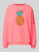 Oversized sweatshirt met pailletten