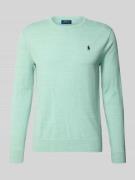 Slim fit pullover van puur katoen