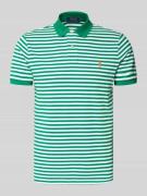 Slim fit poloshirt van puur katoen