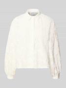 Regular fit blouse met stitchings