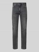 Slim fit jeans van katoenmix, model 'BLEECKER'