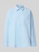 Relaxed fit blouse met borstzak