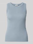 Tanktop in riblook, model 'OLINA'