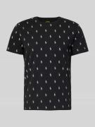 Regular fit pyjamabovendeel van puur katoen, model 'CREW-SLEEP-TOP'