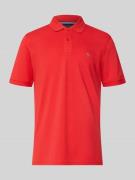 Regular fit poloshirt met stitching