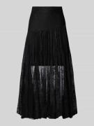 Kanten rok in A-lijn, model 'LEA'