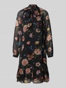 Knielange jurk met strik