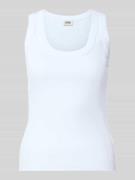 Tanktop in riblook, model 'TAVIRA'
