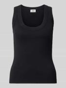 Tanktop in riblook, model 'TAVIRA'