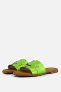 Oh My Sandals Amira Slippers groen Leer