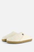 Birkenstock Zermatt Pantoffels beige Textiel