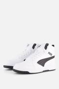 Puma Rebound V6 Sneakers wit Imitatieleer