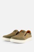 Rieker Instappers groen Nubuck