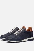 Van Lier Positano Sneakers blauw Nubuck