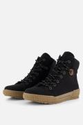 Rieker Veterboots zwart Nubuck