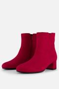 Gabor Enkellaarsjes rood Suede