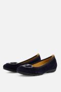 Gabor Instappers blauw Suede