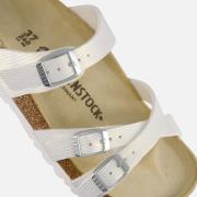 Birkenstock Franca Slippers wit Imitatieleer