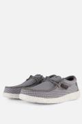 HEYDUDE Wally Sport Instappers grijs Canvas