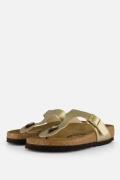 Birkenstock Gizeh Slippers goud Imitatieleer