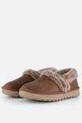 Skechers Cozy Up Pantoffels taupe Suede