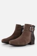 Gabor Enkellaarsjes bruin Suede