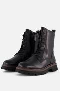 Marco Tozzi Veterboots zwart Synthetisch