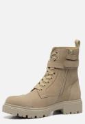 Muyters Veterboots beige Nubuck 22606