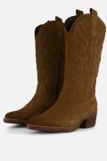 Cellini Cowboylaarzen cognac Suede