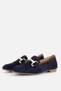 Gabor Instappers blauw Suede