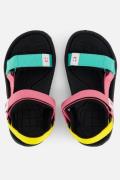 Muyters Sandalen zwart Textiel