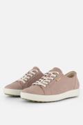 Ecco Soft Sneakers grijs Leer