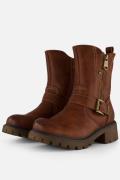 Supercracks Biker boots cognac Pu