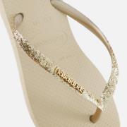 Havaianas Slim Glitter II Slippers beige Rubber