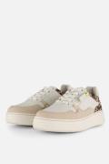 Gabor Leopard Sneakers wit Leer