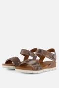 Aqa Snake Sandalen taupe Leer