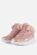 Skechers Uno Lite Comfurt Collar Veterboots roze