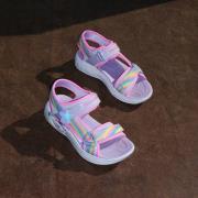 Skechers Unicorn Dreams Sandalen roze Textiel