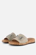 Gabor Slippers grijs Textiel