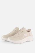 Skechers Slip-ins Go Walk Instappers beige Textiel
