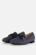 Gabor Instappers blauw Suede