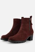 Gabor Enkellaarsjes bordeaux Suede